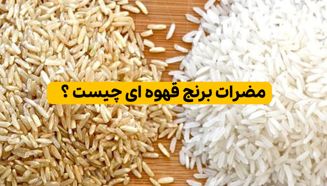 مضرات برنج قهوه ای